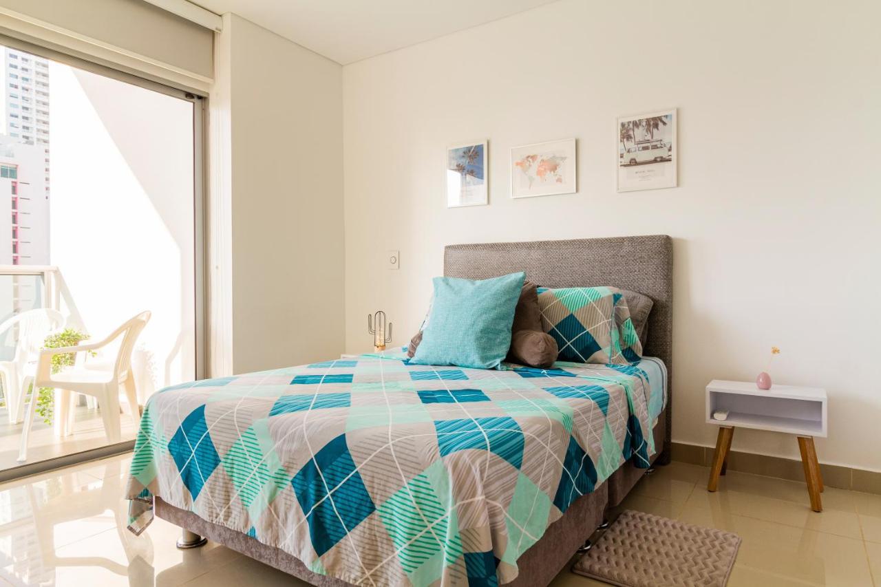 Comodo Moderno Apto En Bocagrande A 2' De La Playa *