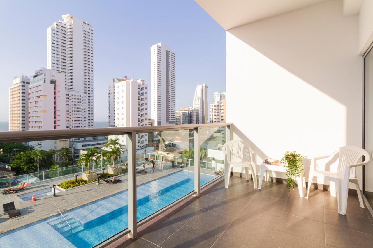 Comodo Moderno Apto En Bocagrande A 2' De La Playa Cartagena